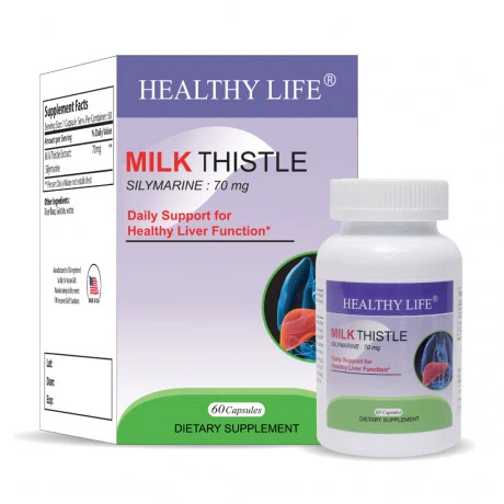 Viên hỗ trợ gan Healthy Life Milk Thistle (Hộp 60 viên)