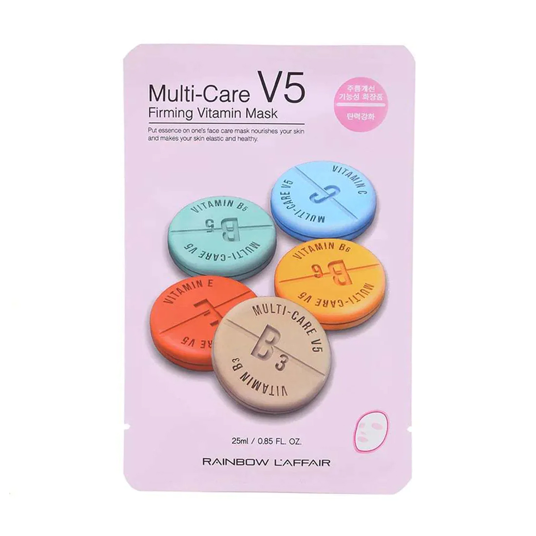 Mặt nạ dưỡng da RainBow L'affair Multi Care V5 Firming Vitamin (25ml)