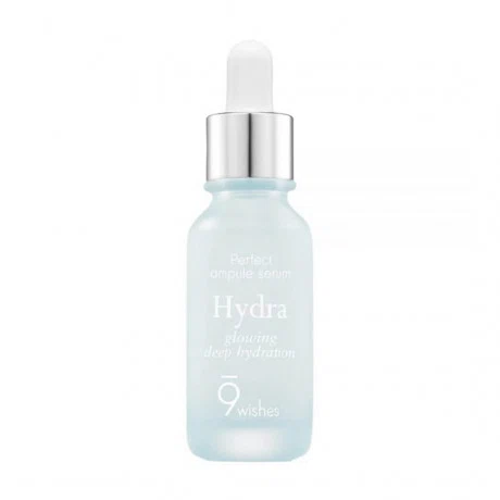 Tinh chất cấp ẩm và sáng da 9 Wishes Hydra Skin Ampule Serum (Chai 25ml)