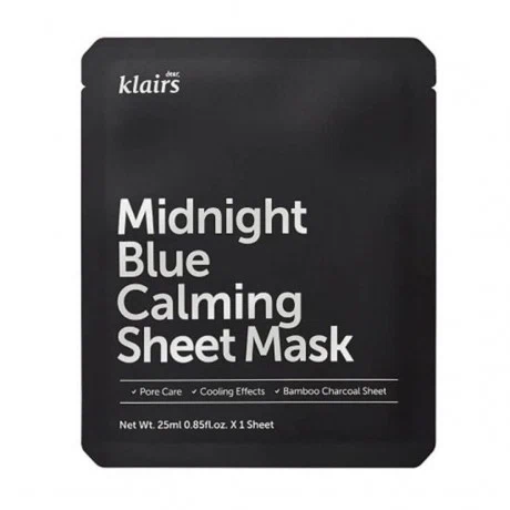Mặt nạ làm sạch và dịu mát da Klairs Midnight Blue Calming (25ml)