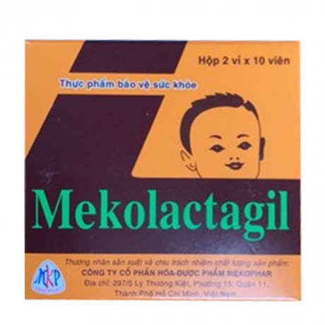 Mekolactagil (Hộp 2 vỉ x 10 viên)