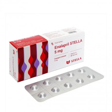 Enalapril Stella 5mg (3vi x 10vien)new chuyển P28581