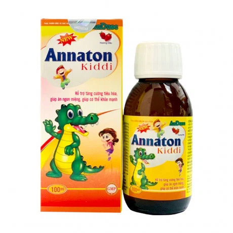 Siro hỗ trợ tăng trưởng và phát triển cho trẻ Annaton Kiddi (Hộp 1 chai 100ml)