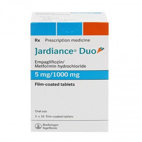 Jardiance Duo 5mg/1000mg (3 vi x 10 vien)
