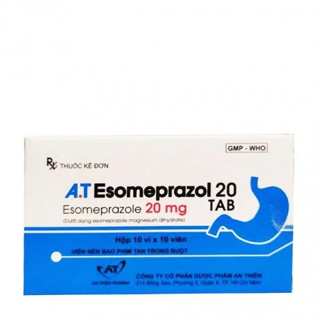 A.T Esomeprazol 20mg (10vi x 10vien)An Thien