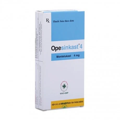 Opesinkast 4mg (3vi x 10vien) đã chuyển từ P05958 sang P22186