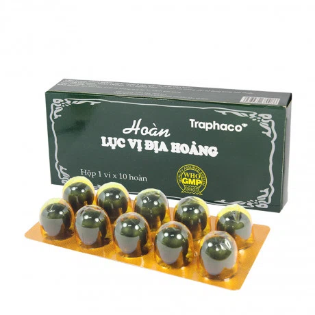 Hoàn Lục Vị Địa Hoàng - Traphaco (Hộp 1 vỉ x 10 hoàn)