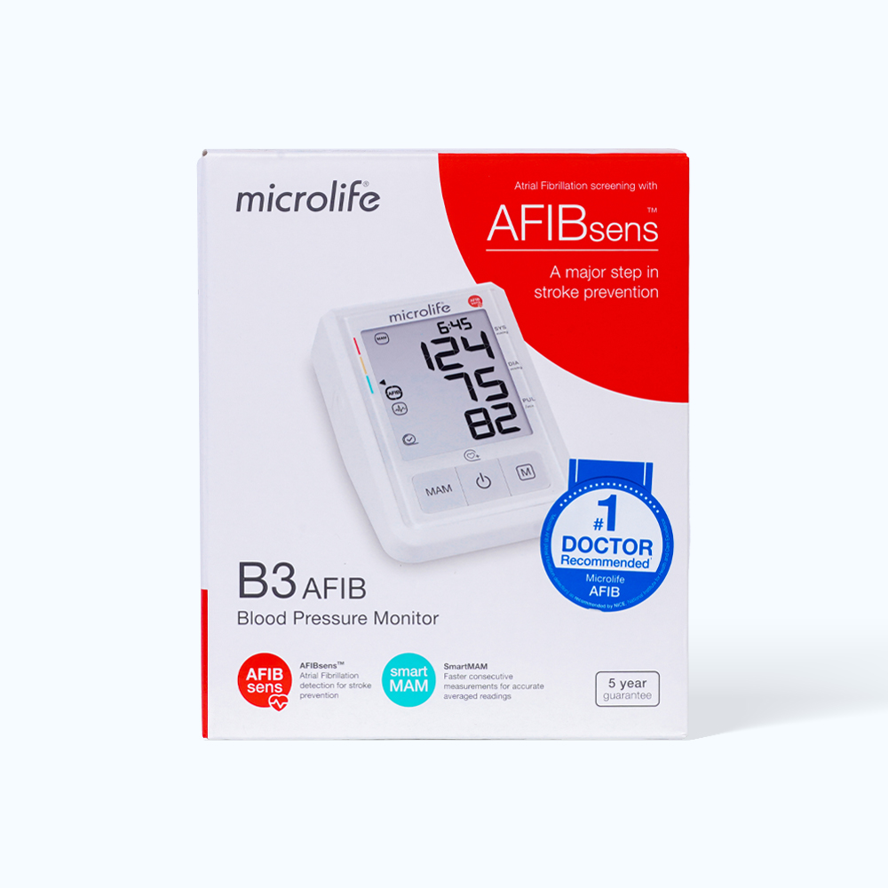 Microlife May Do Huyet Ap Bap Tay B3 Afib