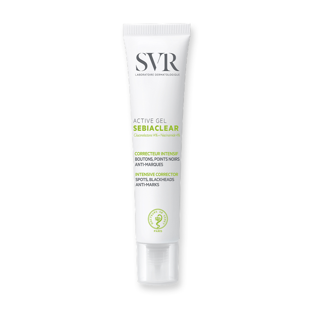 SVR Kem/Gel Giam Mun Va Loai Bo Dau Cho Da Sebiaclear Active 40ml