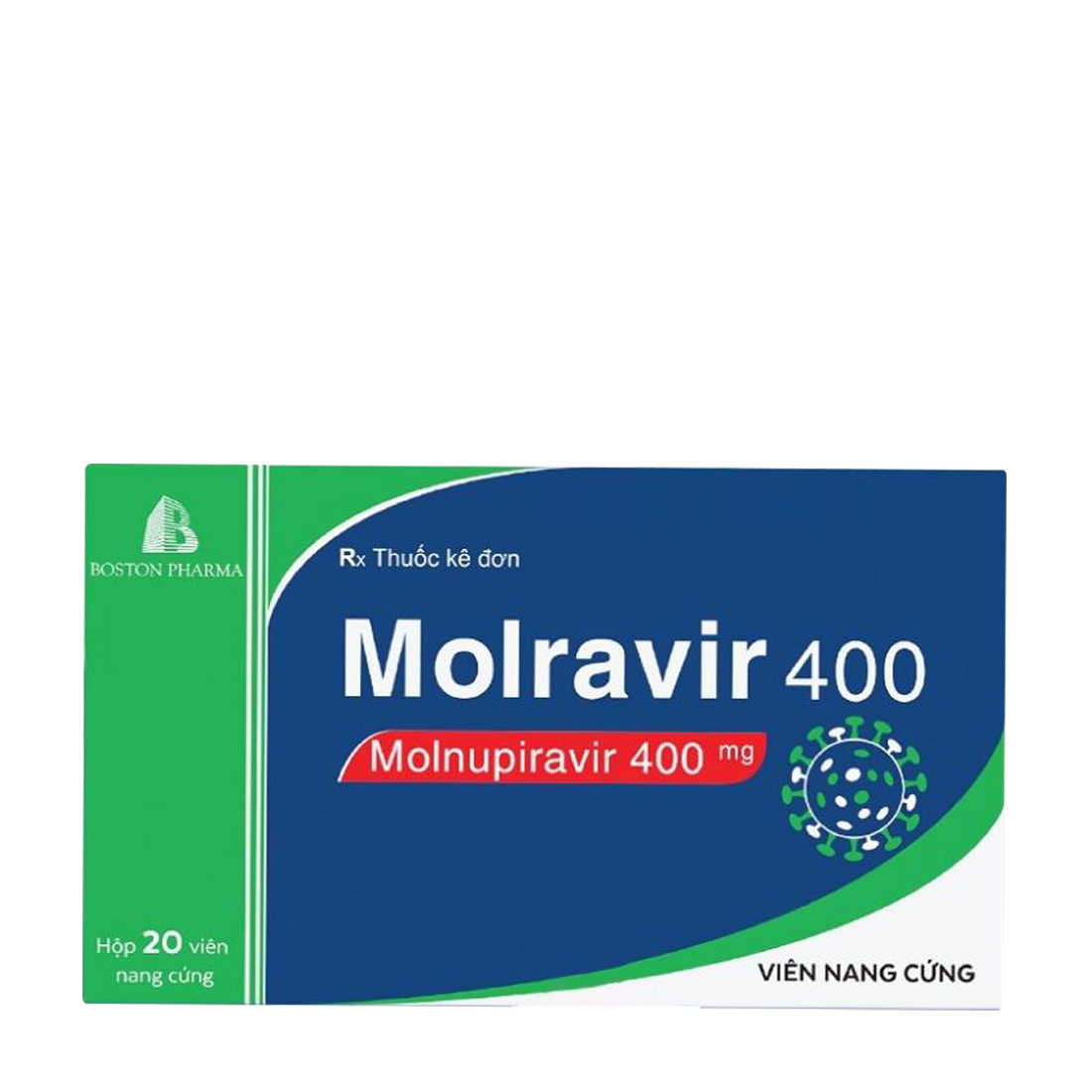 Molravir 400mg (2vi x 10 vien)Boston