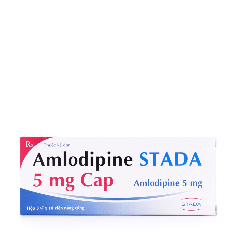 Amlodipine STADA 5 mg Cap (3Vi x 10Vien)