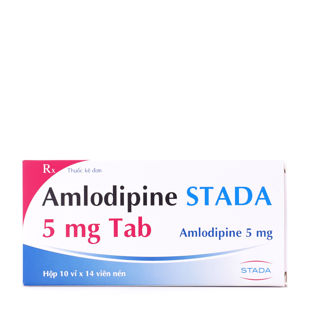 Amlodipine STADA 5 mg Tab (10Vi x 14Vien)