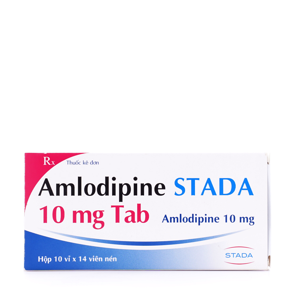 Amlodipine STADA 10 mg Tab (10Vi x 14Vien)