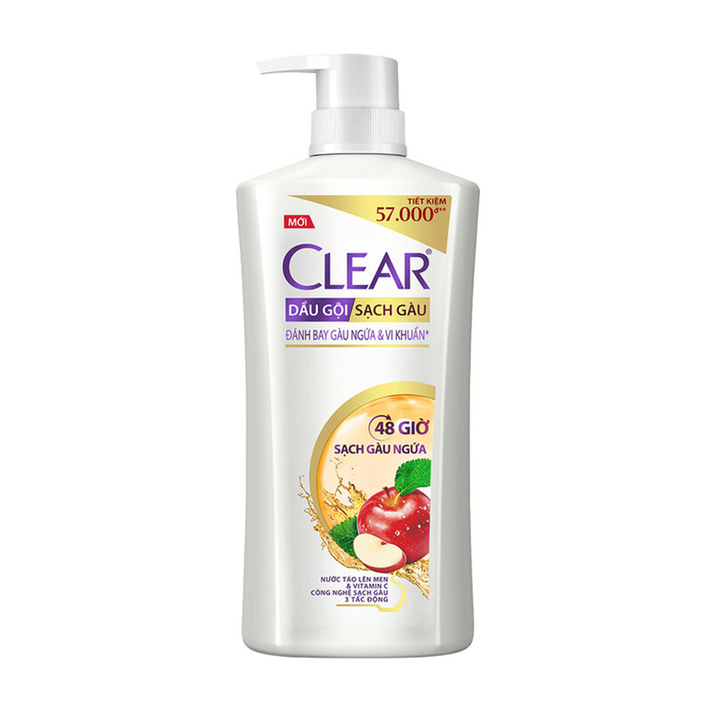 Clear Dau Goi Danh Bay Gau Ngua Va Vi Khuan 630g