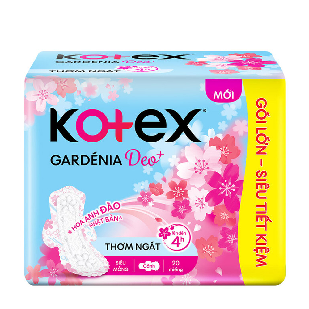 Kotex Gardenia Deo BVS Ban Ngay Co Canh 23cm 20M