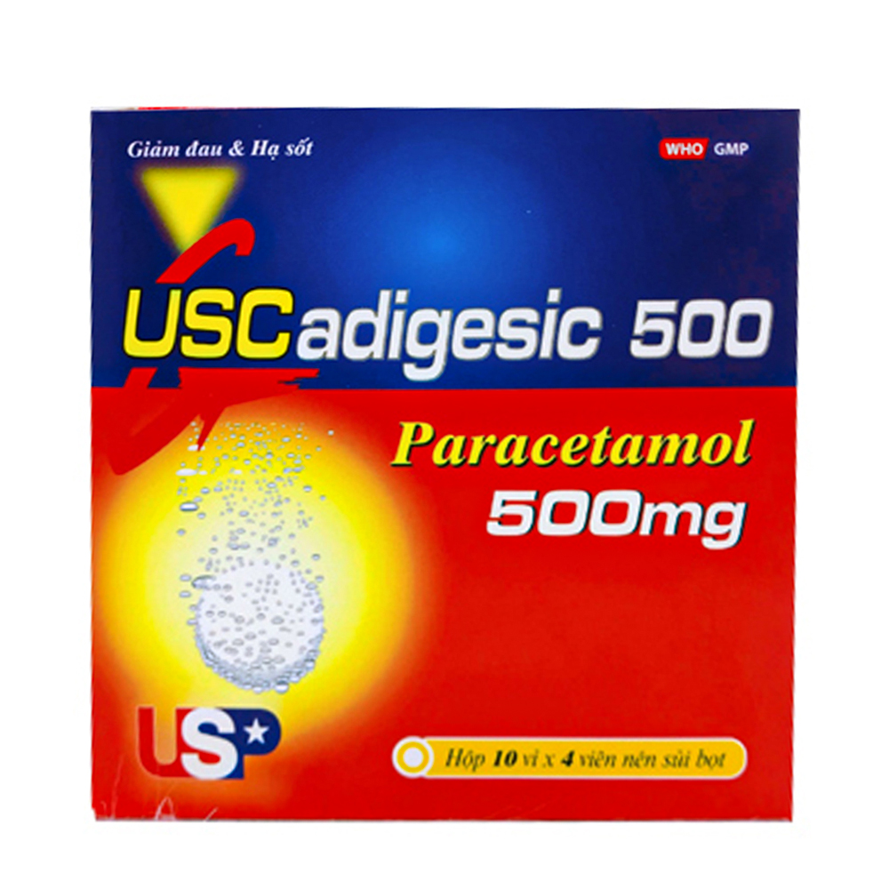 USCADIGESIC TAB EFF 500MG (Hop 10 Vi x 4 Vien)