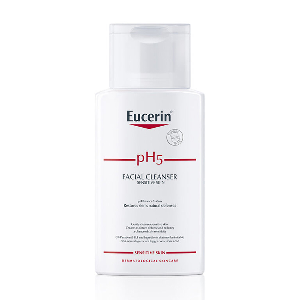 Eucerin Sua Rua Mat Cho Da Nhay Cam PH5 Sensitive Skin 100ml