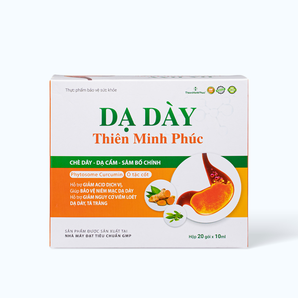 TMP Da Day Curcumin Giam Viem Loet Da Day (Hop 20goi 10mL)