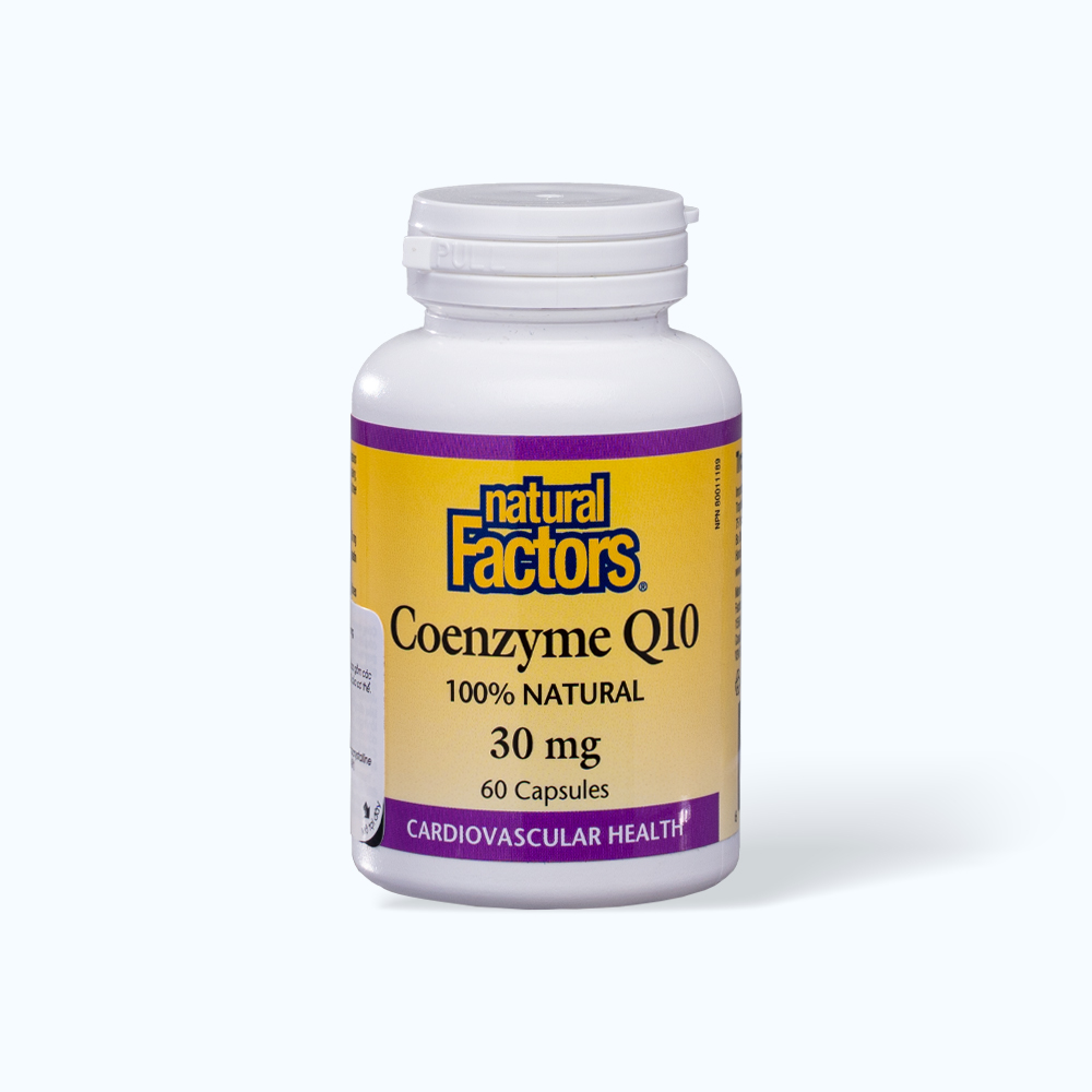 TRAPHACO Natural Factors Coenzyme Q10 H.Tro Tim Mach (Lo 60vien)