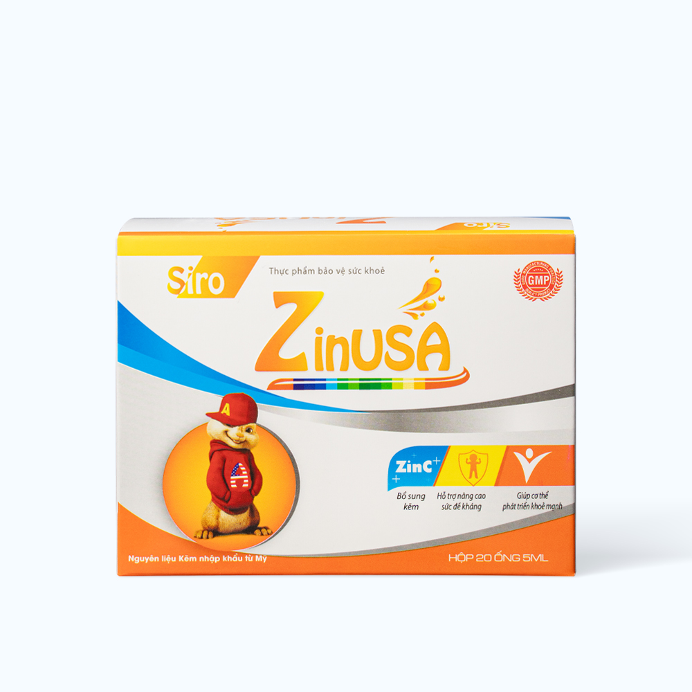 ZINUSA Bo Sung Kem Cho Tre Em (Hop 20ong 5ml)