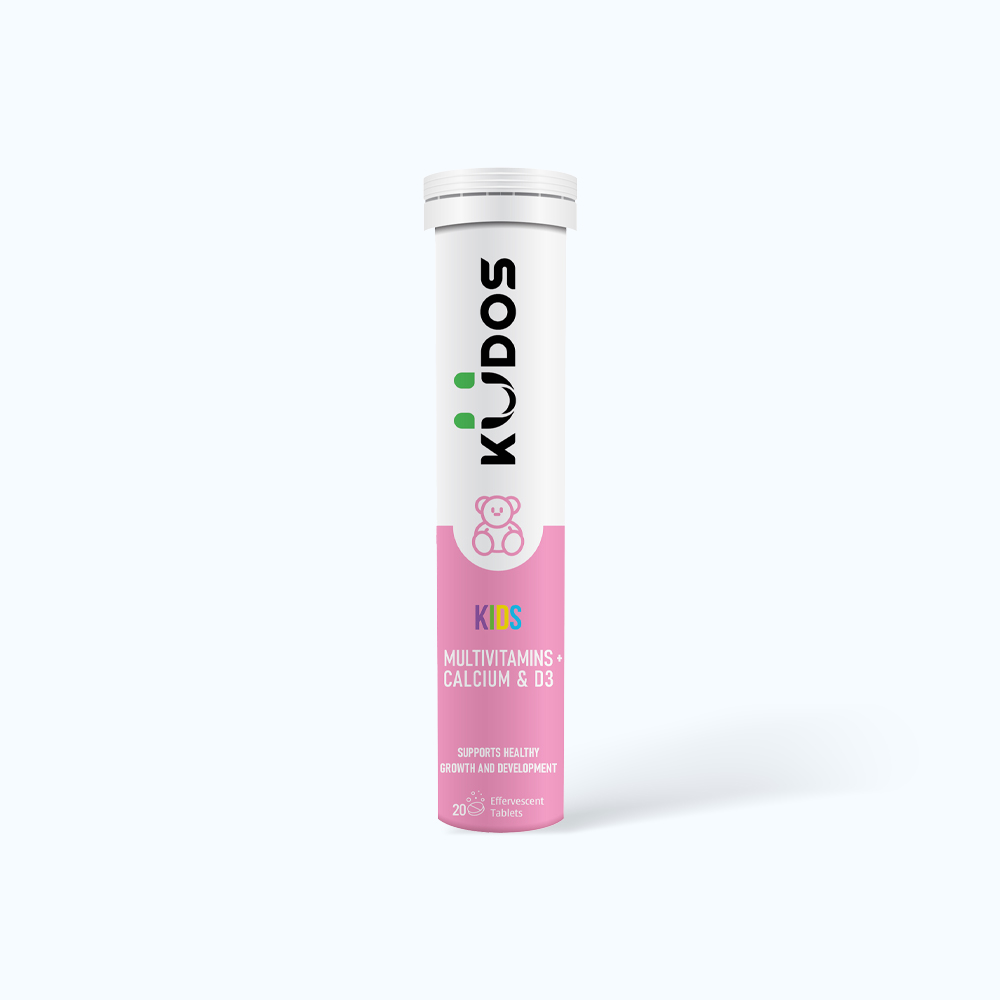 KUDOS Kid B.Sung Vitamins, Calcium & D3 Cho Tre (Tuyp 20Vien)
