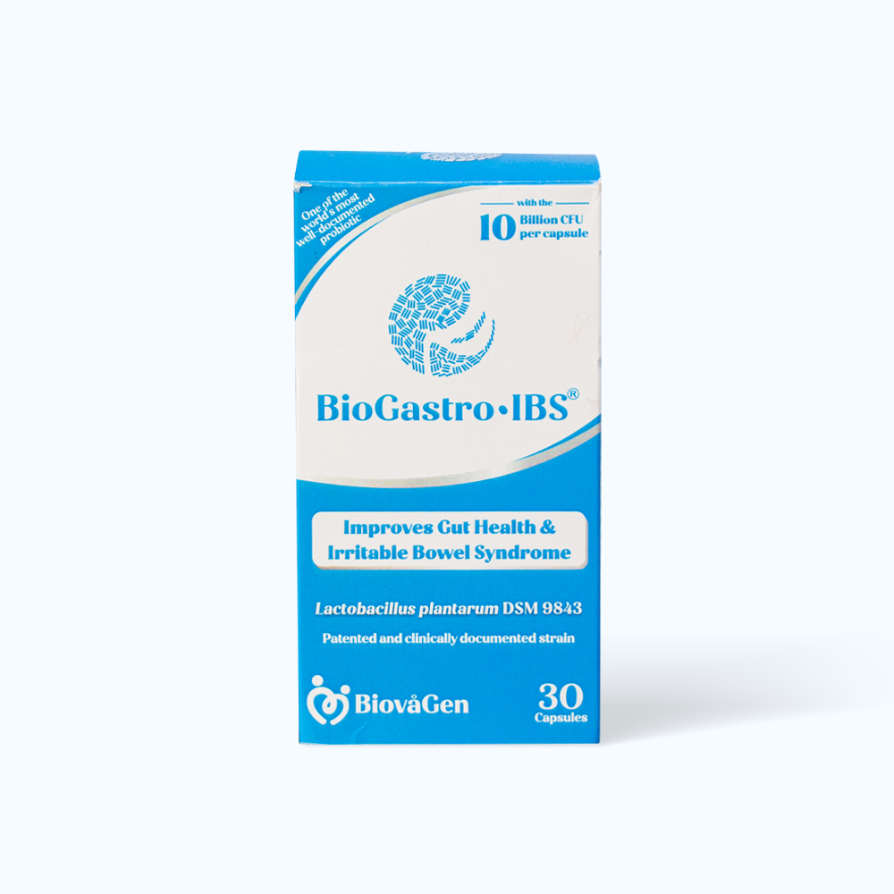 VIET PHAP BioGastro IBS Men Vi Sinh H.Tro Tieu Hoa (Hop 30 Vien)