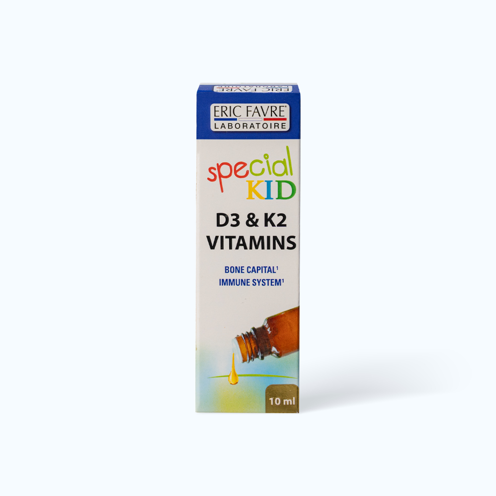 SPECIAL KID K2+D3 Giup Hap Thu Canxi Cho Tre (Chai 10ml)