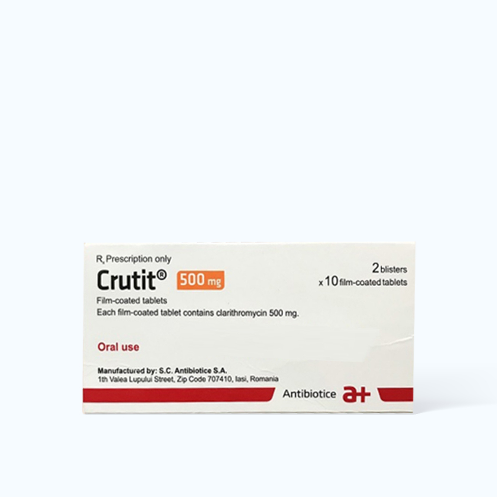 Crutit (Hộp 2 vỉ x 10 viên)