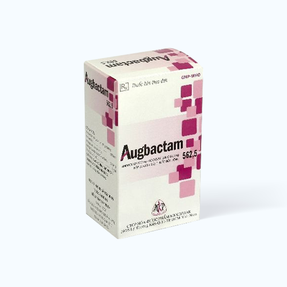 Augbactam 562,5mg Hop 12 goi