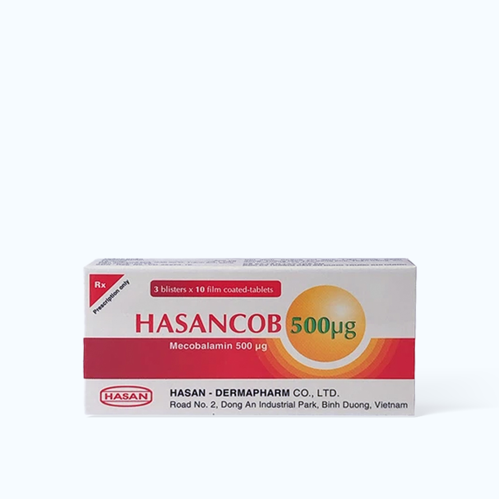 Hasancob 500mcg (10 vi x 10 vien)