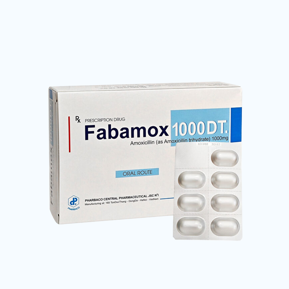 FABAMOX 1000MG (Hop 3vix7vien)