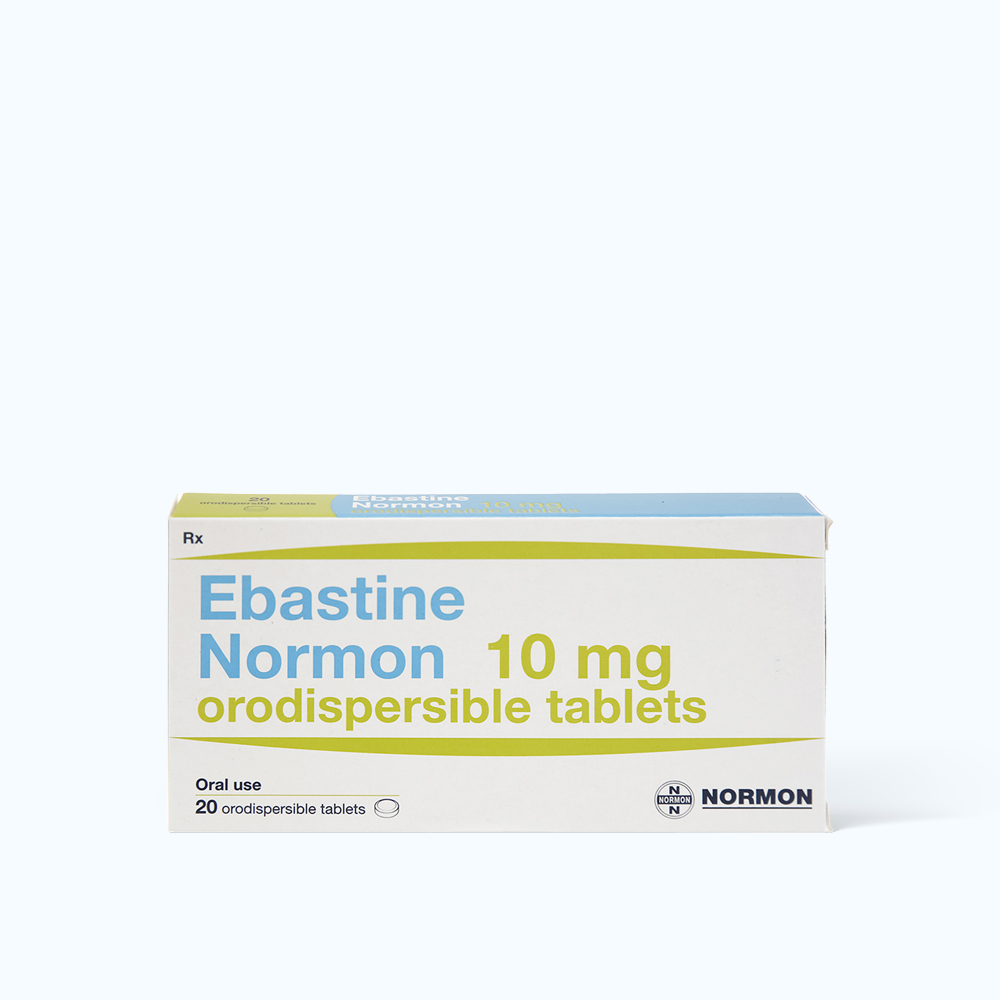 Ebastine Normon 10mg Orodispersible (Hộp 2 vỉ x 10 viên)