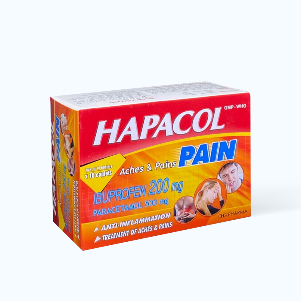 HAPACOL PAIN CAPL 500MG /200BOX 100