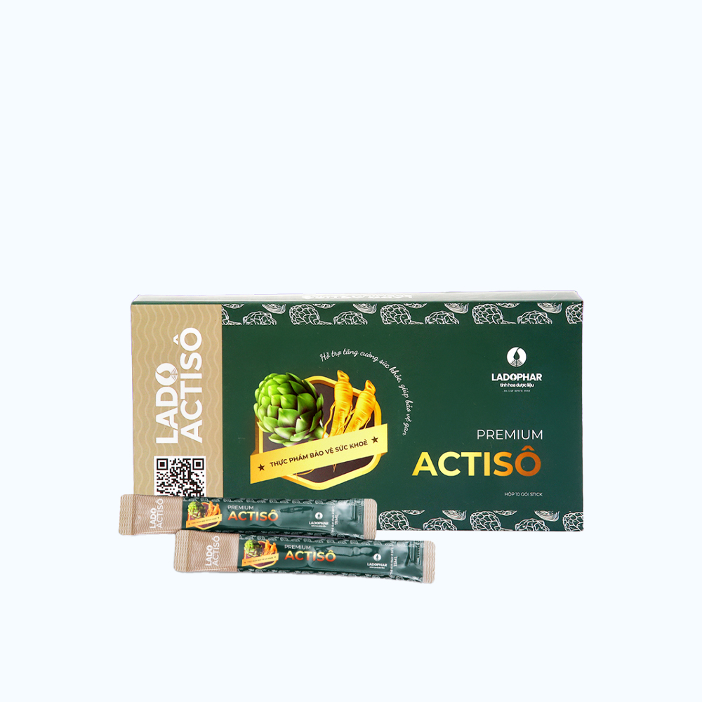 LADOPHAR Cao Nuoc Lado Actiso Premium (Hop 10 Goi)