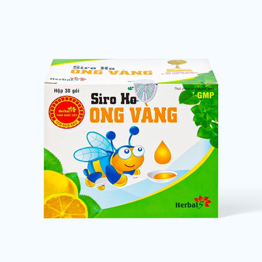 TDV ONG VANG Siro Ho Cho Tre Em Tu 2Y (Hop 30 Gói x 5ml)