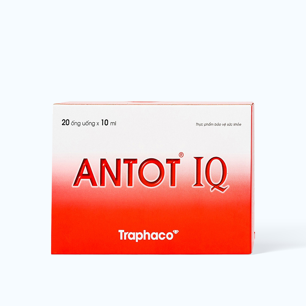 TRAPHACO Antot IQ H.Tro Tri Nao & An Ngon Cho Tre Tu 2Y (Hop 20 Ong x 10ml)