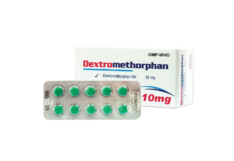 Viên nén Dextromethorphan 30mg điều trị ho do kích ứng, ho không đờm, mạn tính (10 vỉ x 10 viên)