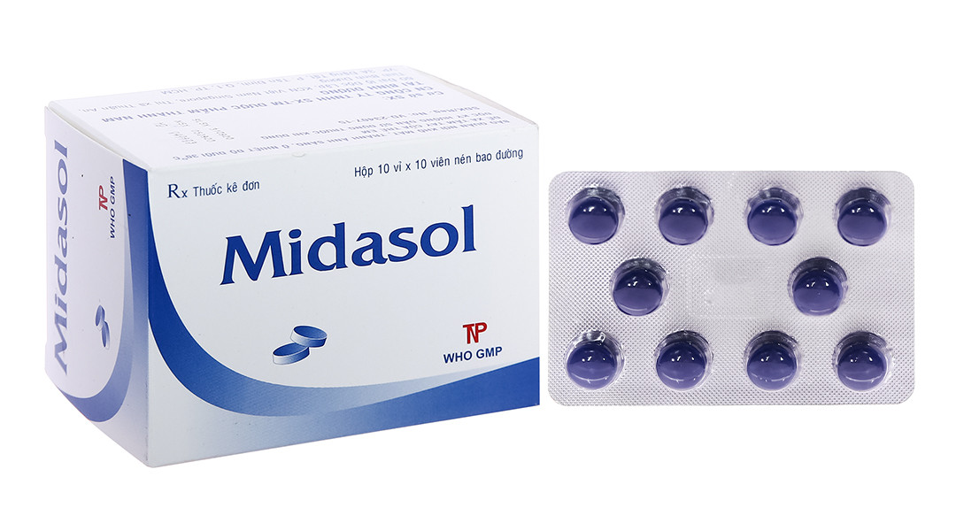 Midasol (Hộp 10 vỉ x 10 viên)