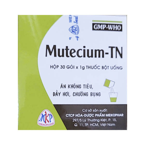 Mutecium-TN Mekophar (Hop 30 Goi x 1g)